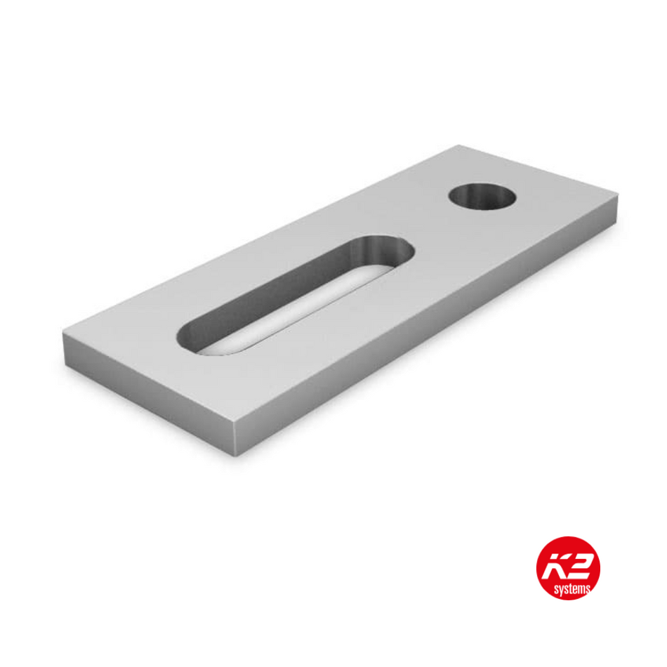 Fixings - Adapter Plates M12 Aluminium 40x90