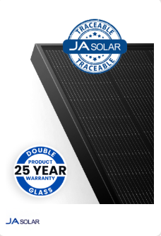 450W N-type Bifacial Double Glass Traceable LB All Black with MC4