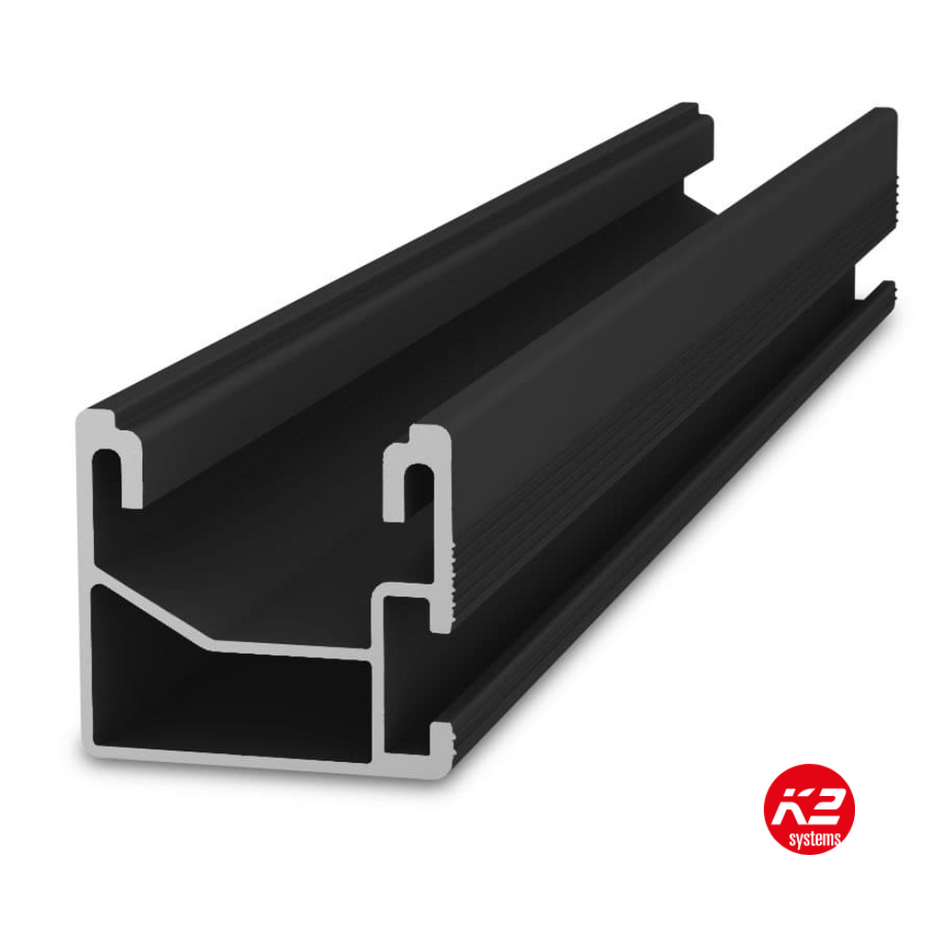 Rail - SingleRail 36; 4.80 m Black