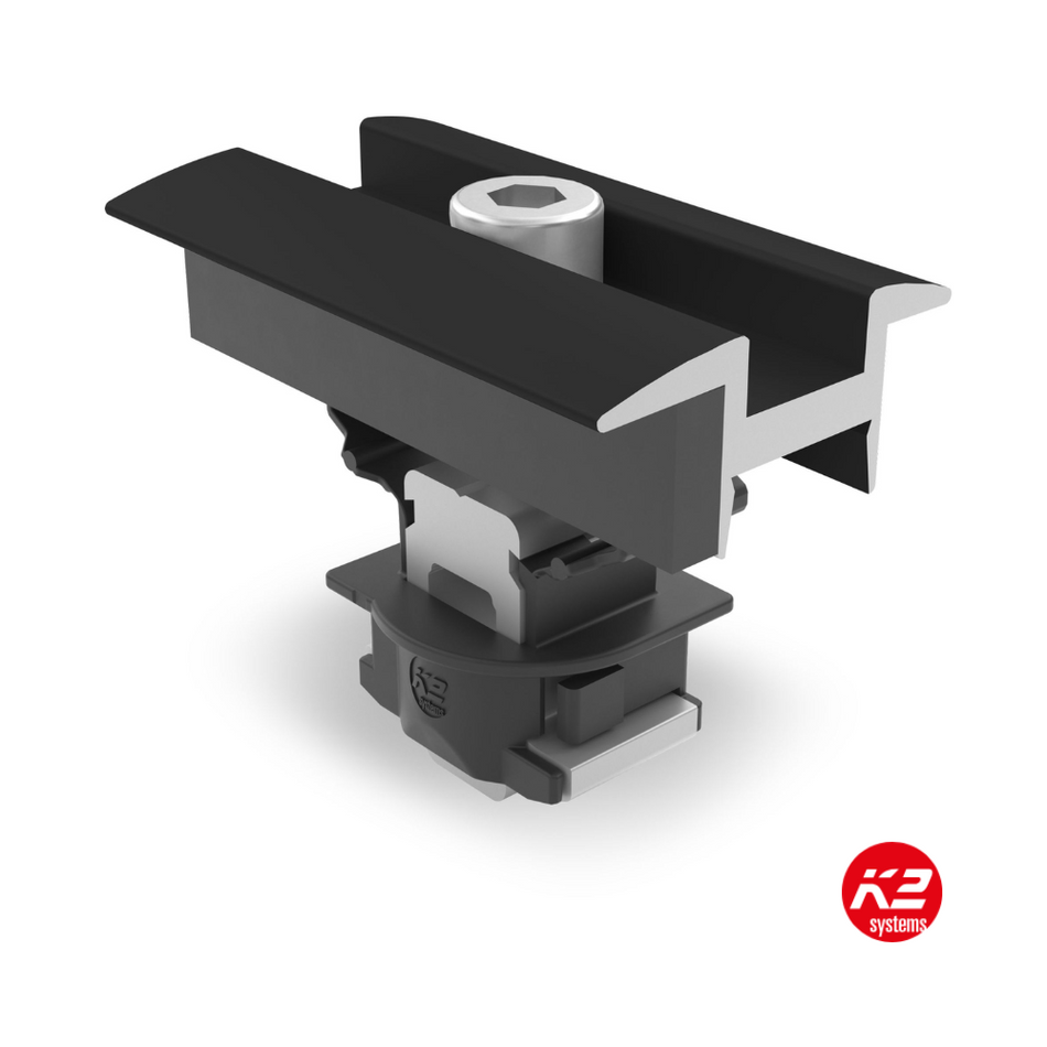 WallPV Facade Clamp MC Black 25-40 Set