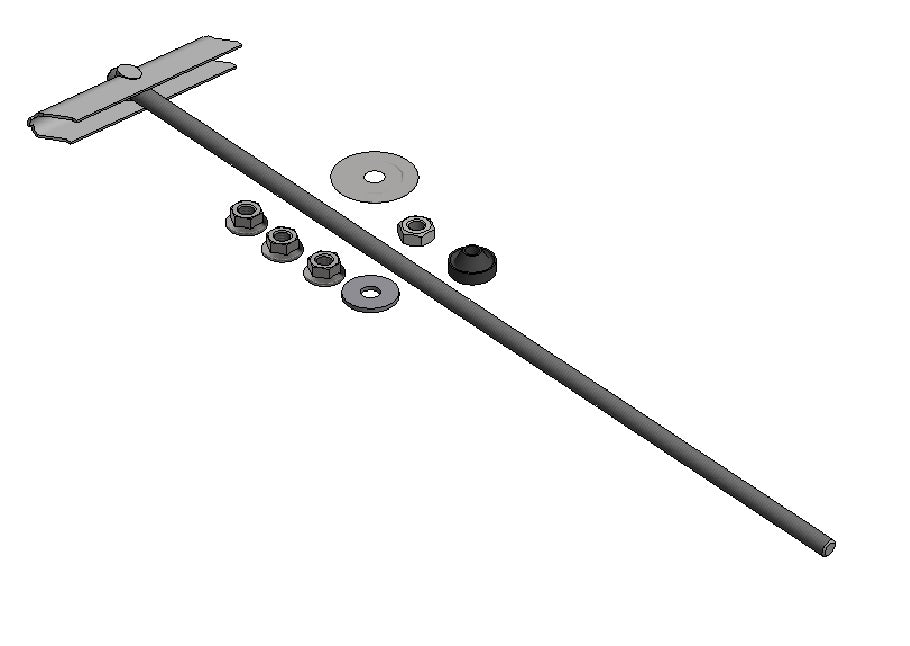 Valk Valksolarfix - Ss. Toggle Anchor M10 L=500mm