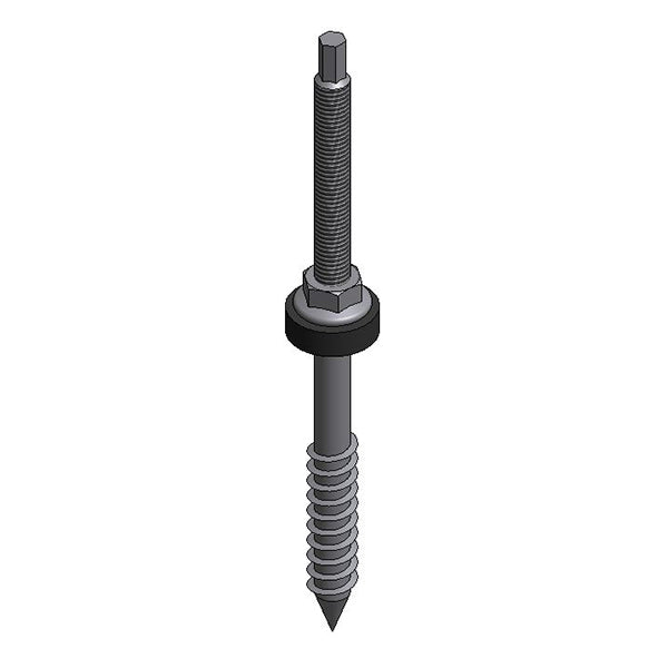 Valk Ss Hanger Bolt - M10X200Mm Wooden Purlin