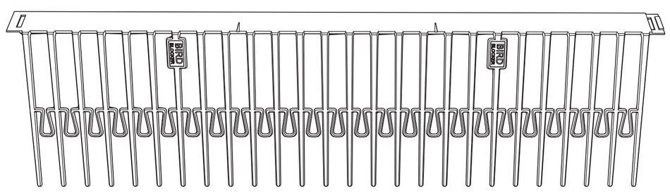 Valk Birdblocker H=125Mm (60 X 0,5Mtr + 250 Clips)