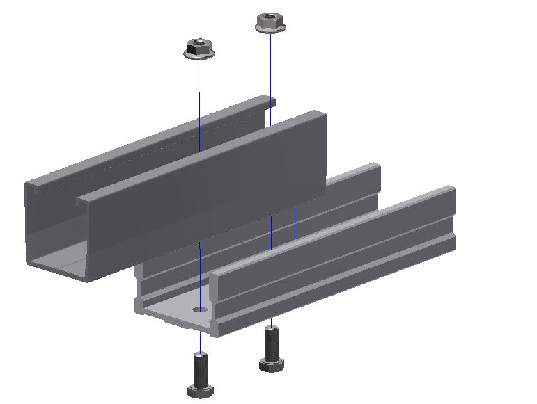 Valk Valkdouble / Valktriple / Valkquattro Extension Piece Solar Ramp - 1038-1065Mm