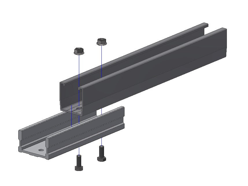 Valk Valkdouble / Valktriple / Valkquattro Extension Piece Solar Ramp - 1065-1100Mm