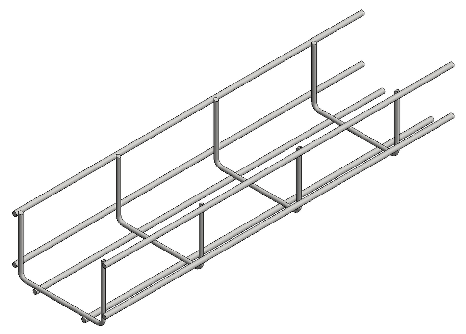 Valk Valkcablecare Galv Cable Basket B=100 H=60 L=3000Mm