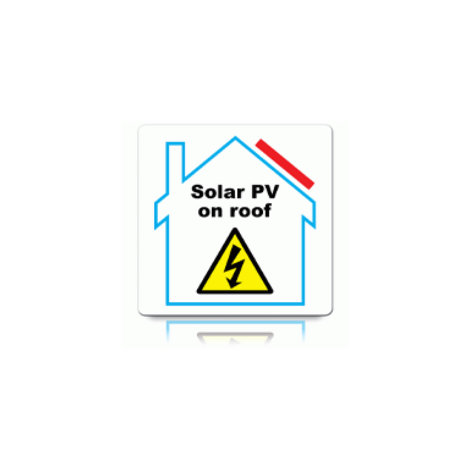 Customark PV on Roof and Hazard Labels Pack