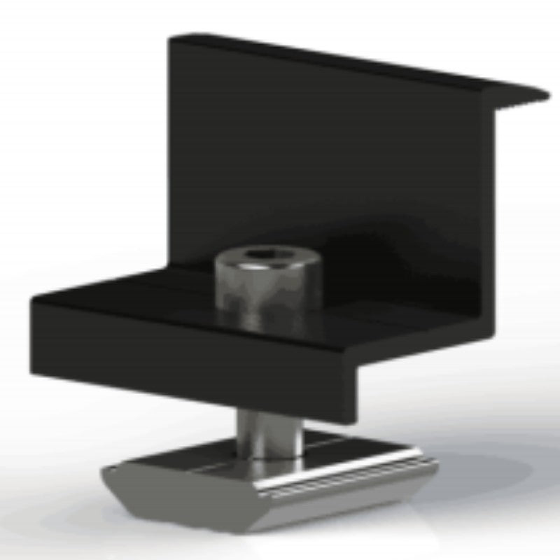 Fastensol Black End Clamp