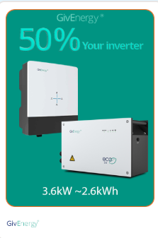 GivEnergy Gen3 - 3.6kW Hybrid with 2.6kWh Battery Package (2.6kWh)