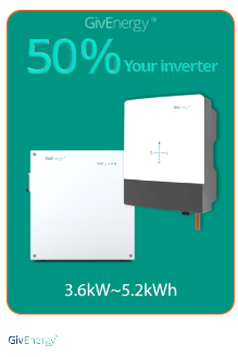 GivEnergy Gen3 - 3.6kW Hybrid with 5.2kWh Battery Package (5.2kWh)