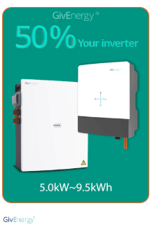 GivEnergy Gen3 - 5.0kW Hybrid with 9.5kWh Battery Package (9.5kWh)