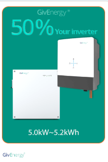 GivEnergy Gen3 - 5.0kW Hybrid with 5.2kWh Battery Package (5.2kWh)