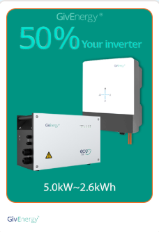 GivEnergy Gen3 - 5.0kW Hybrid with 2.6kWh Battery Package (2.6kWh)