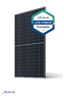 JA Solar 535W Bi-Facial TOPCon N-Type MMB Half-Cell LB Traceable Low Carbon Black Frame MC4