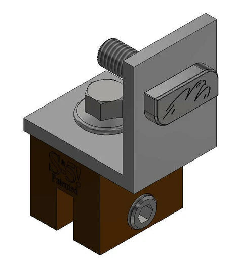 S-5-B Mini clamp for double-folded standing copper seam