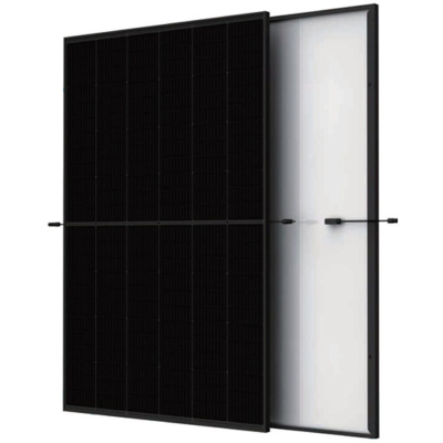 Trinasolar 510W Vertex S+ Dual Glass N-type iTOPCon Solar Module – Black Frame/White Backsheet