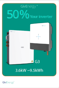 GivEnergy Gen3 - 3.6kW Hybrid with 9.5kWh Battery Package (9.5kWh)