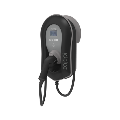 Myenergi Eco-smart Single Phase EV Charge Point 7kW Type 2 Tethered Black with Tamper Kit